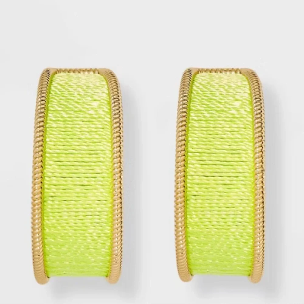 Baublebar Sugarfix Yellow Statement Earrings. - Picture 1 of 9